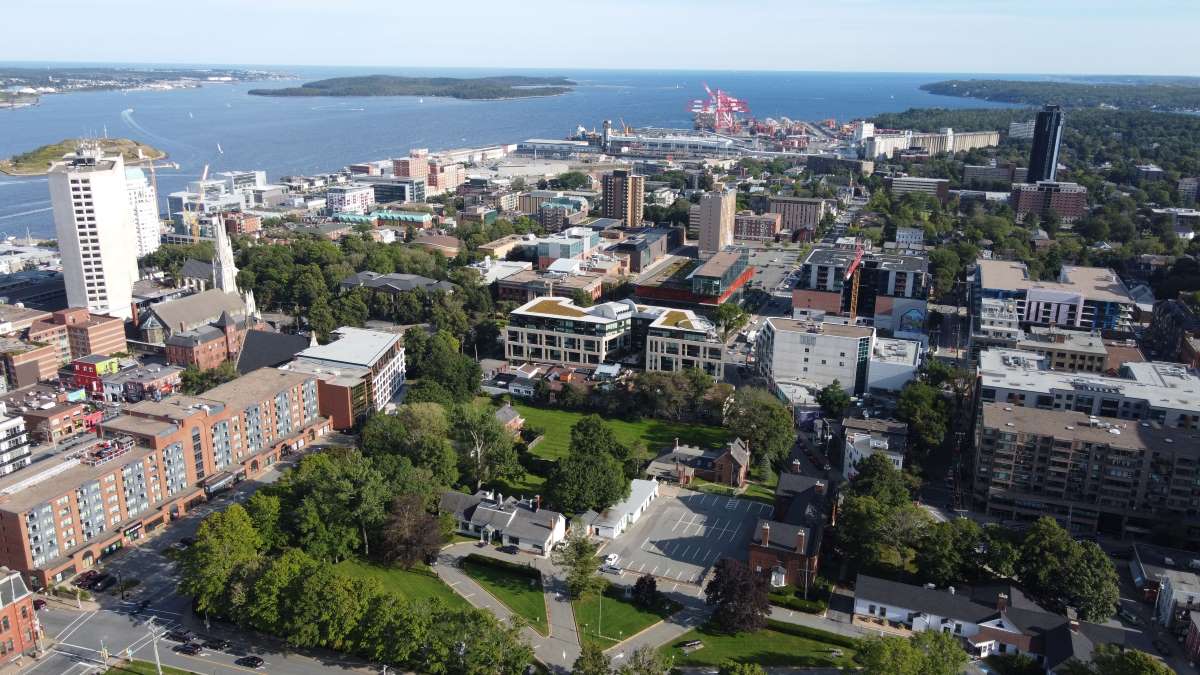 aerial view of Halifax regional municipality